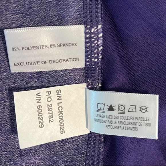 NWT Cutter & Buck Women’s DryTech Tackle Hoodie, Purple/Purple Heather, size M - Picture 4 of 7